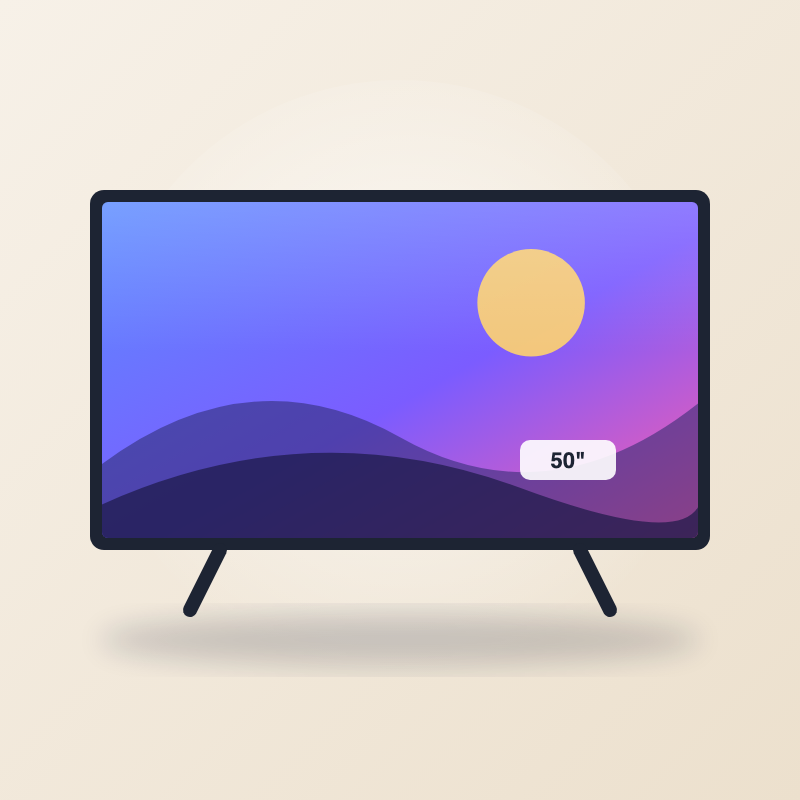 Vista 50" LED TV